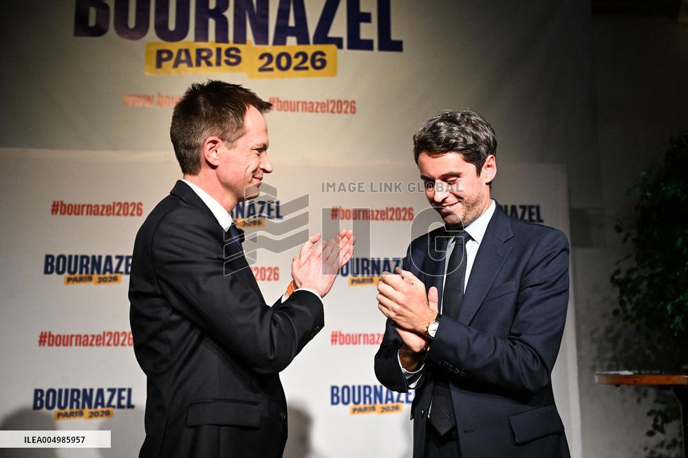 Meeting Of Pierre-Yves Bournazel Horizons Candidate For Mayor Of Paris 2026 - Paris