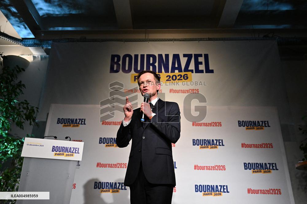 Meeting Of Pierre-Yves Bournazel Horizons Candidate For Mayor Of Paris 2026 - Paris