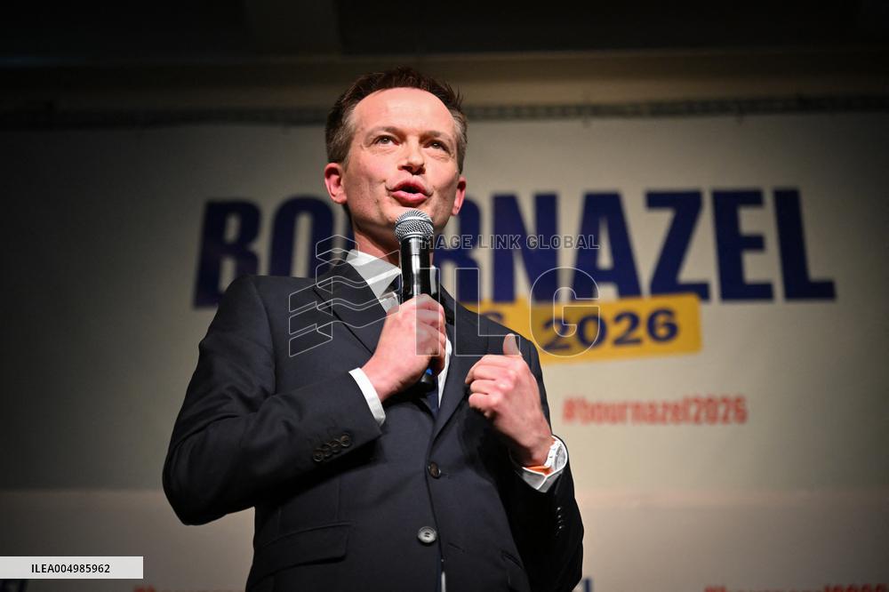 Meeting Of Pierre-Yves Bournazel Horizons Candidate For Mayor Of Paris 2026 - Paris