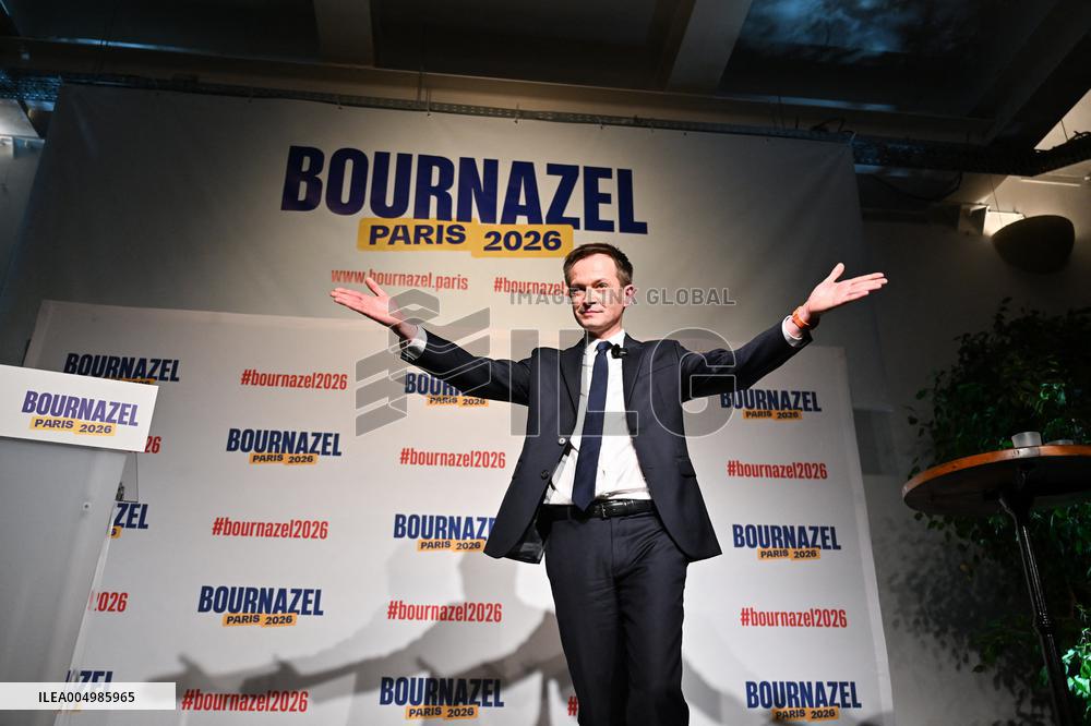 Meeting Of Pierre-Yves Bournazel Horizons Candidate For Mayor Of Paris 2026 - Paris