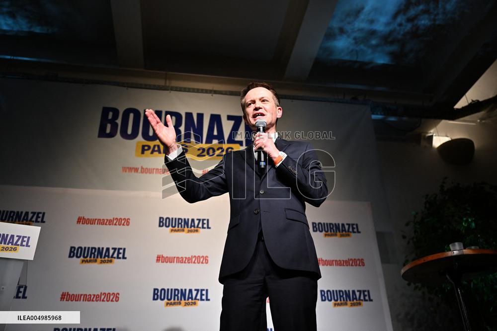 Meeting Of Pierre-Yves Bournazel Horizons Candidate For Mayor Of Paris 2026 - Paris