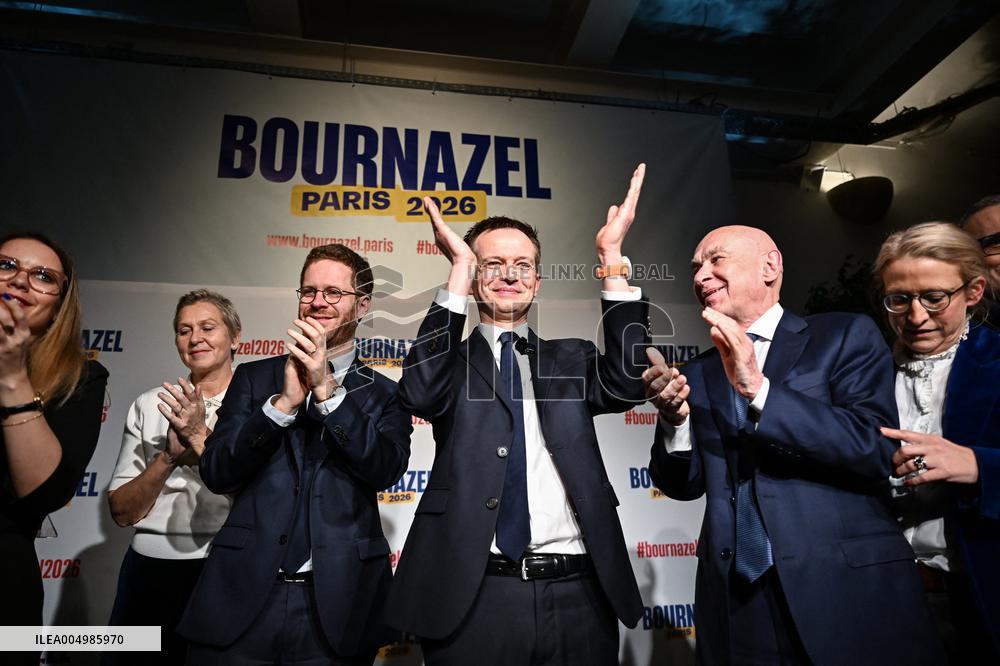 Meeting Of Pierre-Yves Bournazel Horizons Candidate For Mayor Of Paris 2026 - Paris