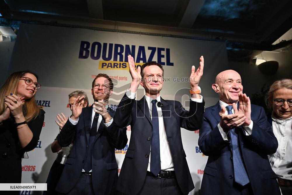 Meeting Of Pierre-Yves Bournazel Horizons Candidate For Mayor Of Paris 2026 - Paris