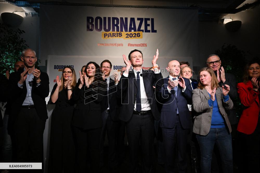 Meeting Of Pierre-Yves Bournazel Horizons Candidate For Mayor Of Paris 2026 - Paris
