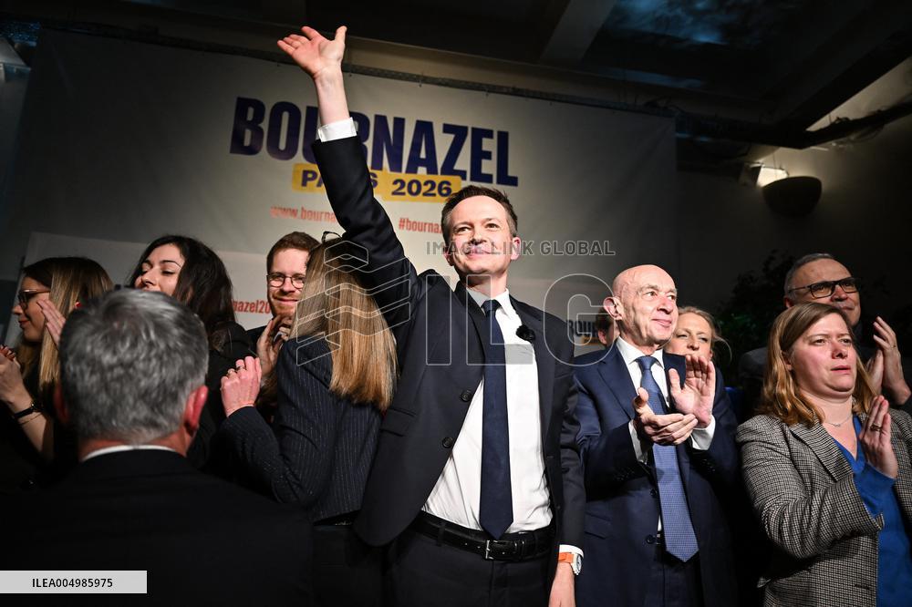 Meeting Of Pierre-Yves Bournazel Horizons Candidate For Mayor Of Paris 2026 - Paris