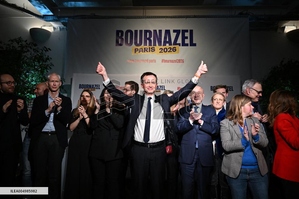 Meeting Of Pierre-Yves Bournazel Horizons Candidate For Mayor Of Paris 2026 - Paris