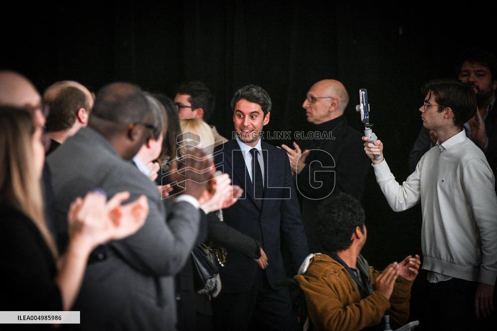 Meeting Of Pierre-Yves Bournazel Horizons Candidate For Mayor Of Paris 2026 - Paris