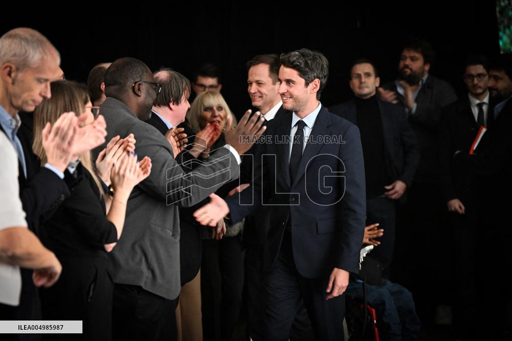 Meeting Of Pierre-Yves Bournazel Horizons Candidate For Mayor Of Paris 2026 - Paris