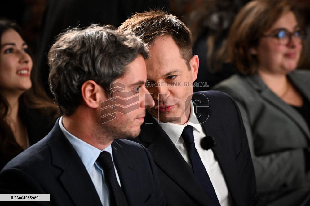 Meeting Of Pierre-Yves Bournazel Horizons Candidate For Mayor Of Paris 2026 - Paris