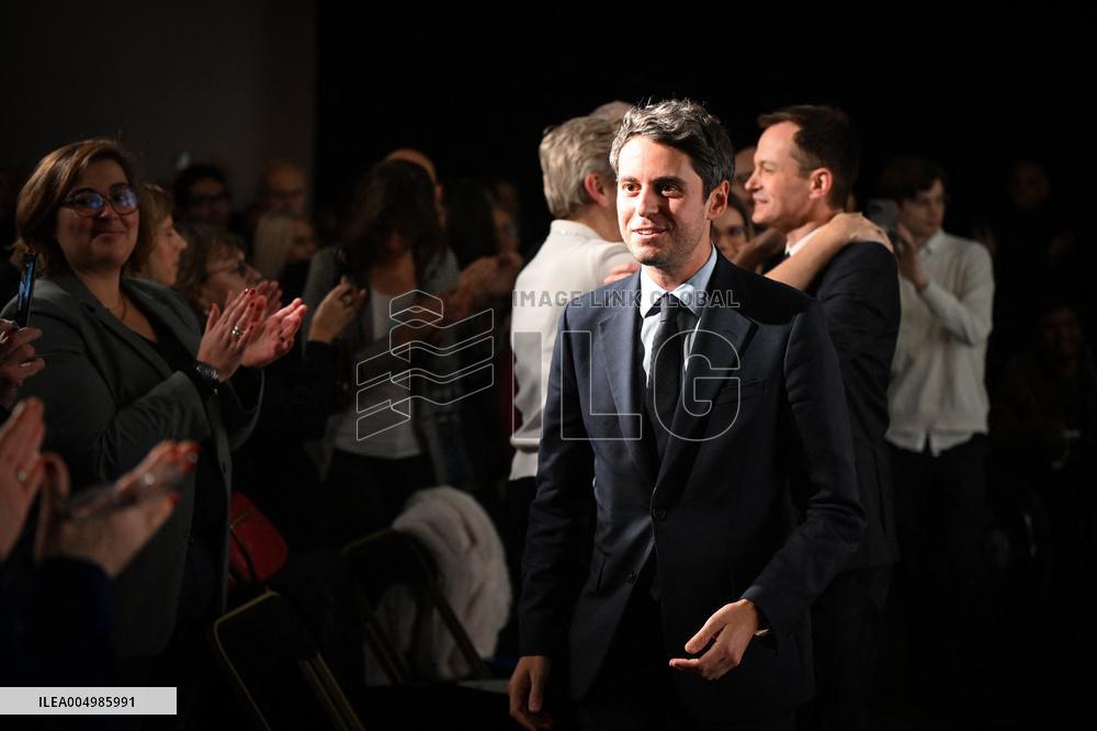 Meeting Of Pierre-Yves Bournazel Horizons Candidate For Mayor Of Paris 2026 - Paris