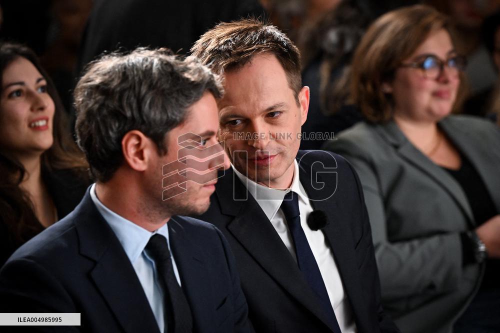 Meeting Of Pierre-Yves Bournazel Horizons Candidate For Mayor Of Paris 2026 - Paris