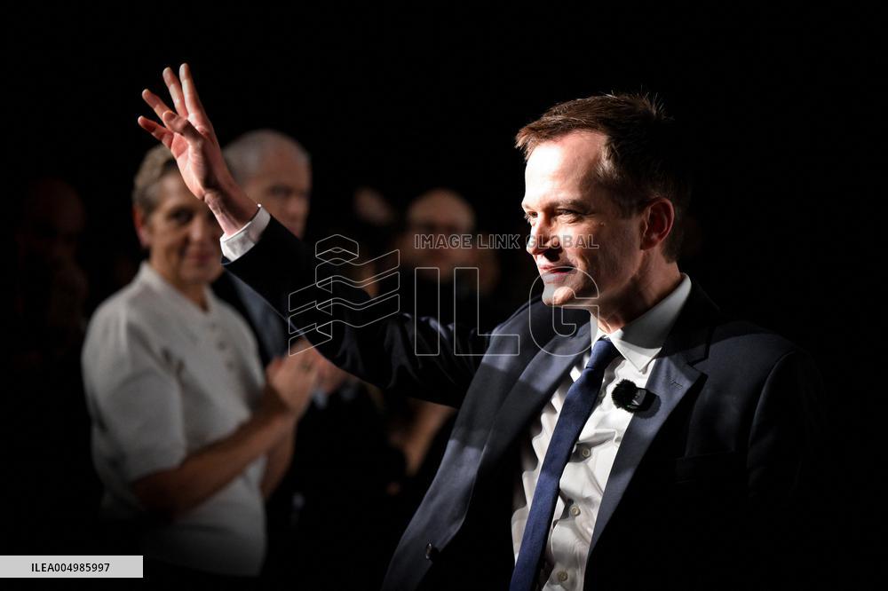 Meeting Of Pierre-Yves Bournazel Horizons Candidate For Mayor Of Paris 2026 - Paris