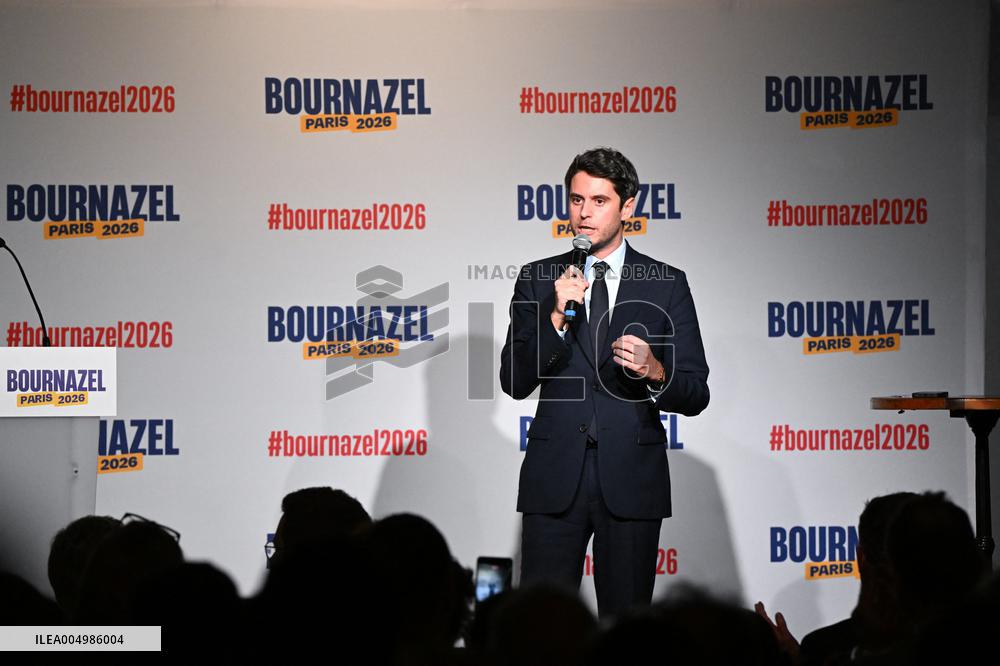 Meeting Of Pierre-Yves Bournazel Horizons Candidate For Mayor Of Paris 2026 - Paris