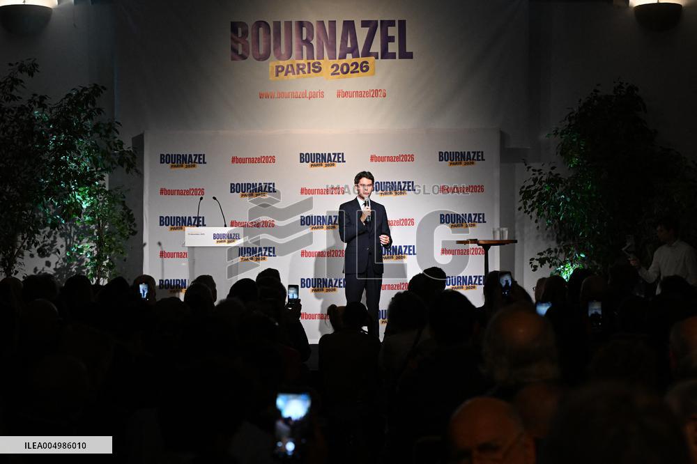 Meeting Of Pierre-Yves Bournazel Horizons Candidate For Mayor Of Paris 2026 - Paris