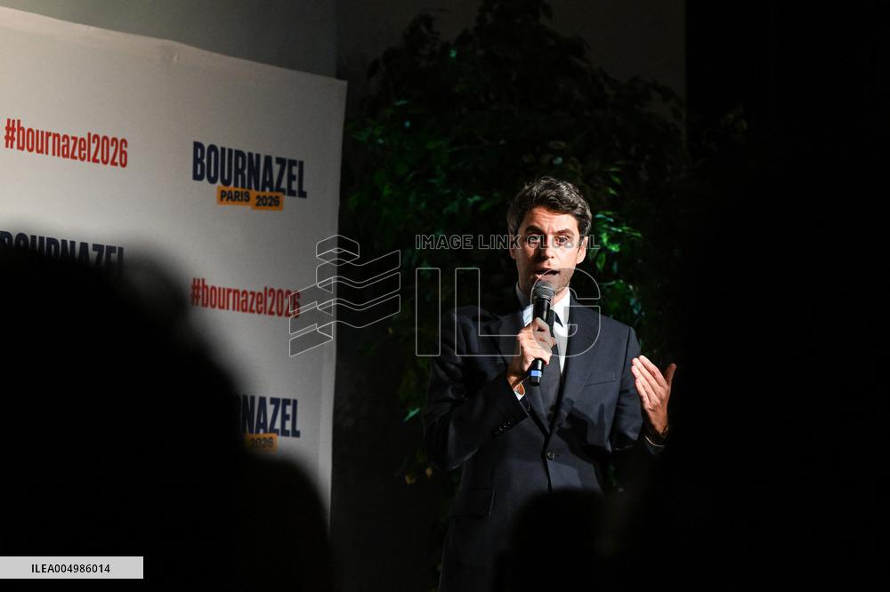 Meeting Of Pierre-Yves Bournazel Horizons Candidate For Mayor Of Paris 2026 - Paris