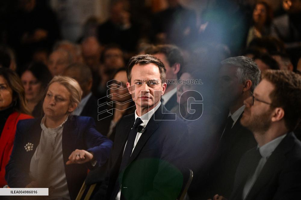 Meeting Of Pierre-Yves Bournazel Horizons Candidate For Mayor Of Paris 2026 - Paris