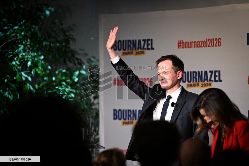 Meeting Of Pierre-Yves Bournazel Horizons Candidate For Mayor Of Paris 2026 - Paris