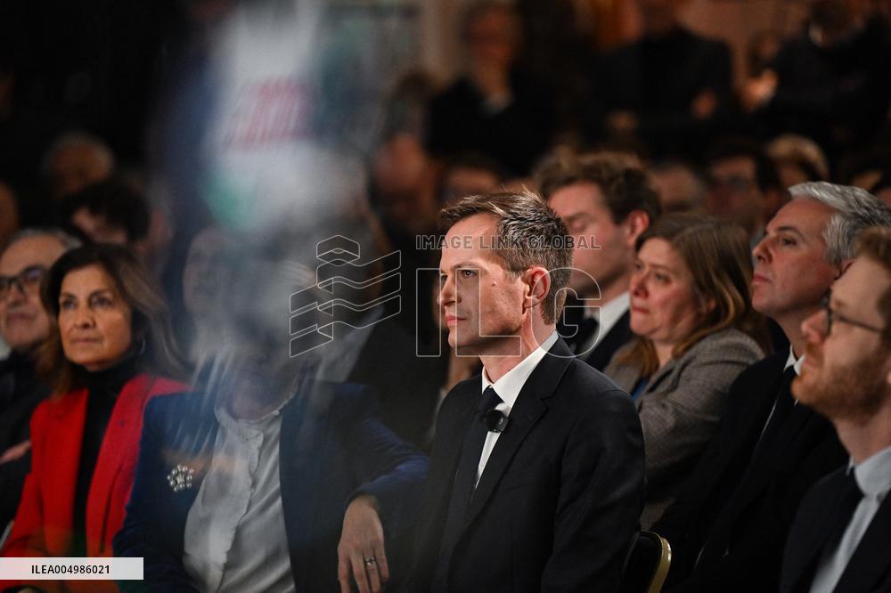 Meeting Of Pierre-Yves Bournazel Horizons Candidate For Mayor Of Paris 2026 - Paris