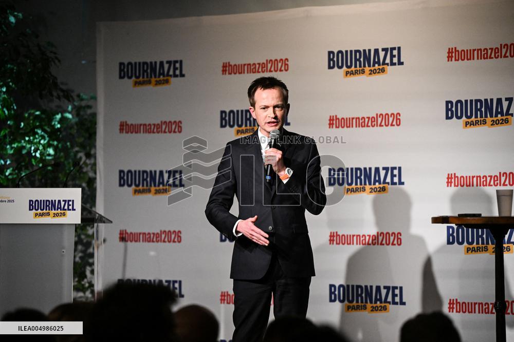 Meeting Of Pierre-Yves Bournazel Horizons Candidate For Mayor Of Paris 2026 - Paris