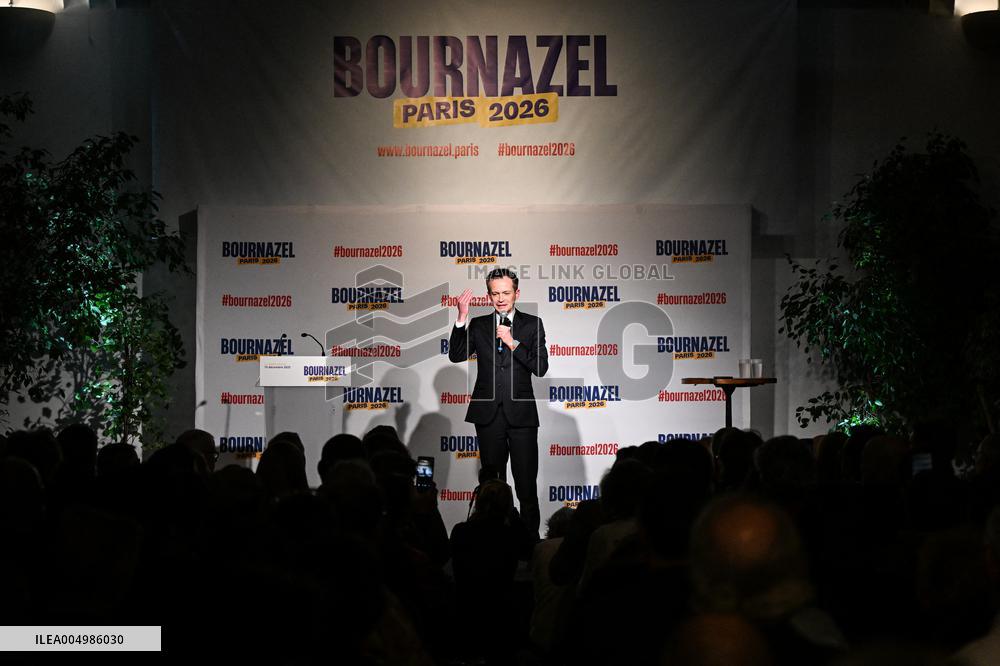 Meeting Of Pierre-Yves Bournazel Horizons Candidate For Mayor Of Paris 2026 - Paris