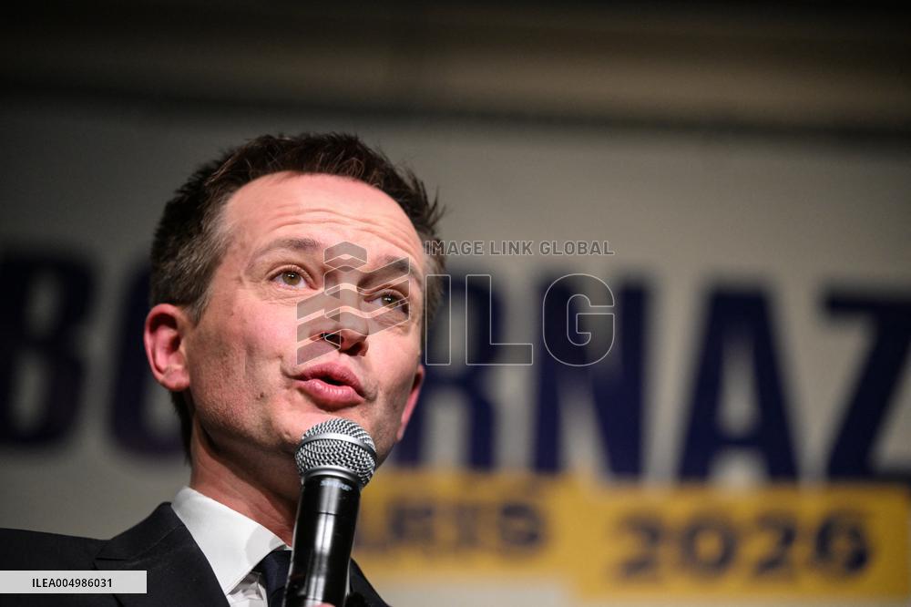 Meeting Of Pierre-Yves Bournazel Horizons Candidate For Mayor Of Paris 2026 - Paris