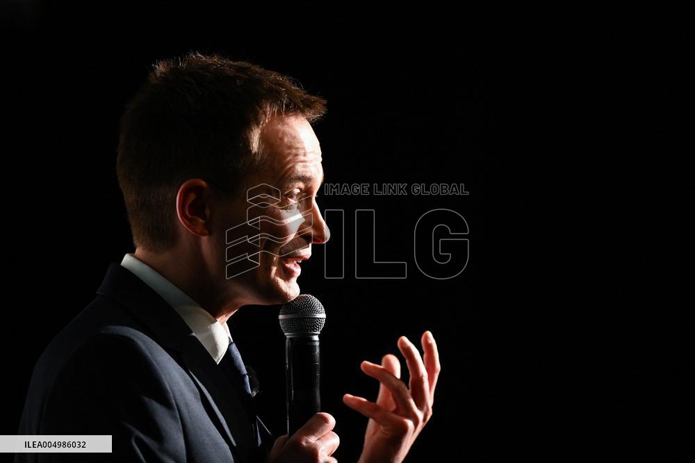 Meeting Of Pierre-Yves Bournazel Horizons Candidate For Mayor Of Paris 2026 - Paris