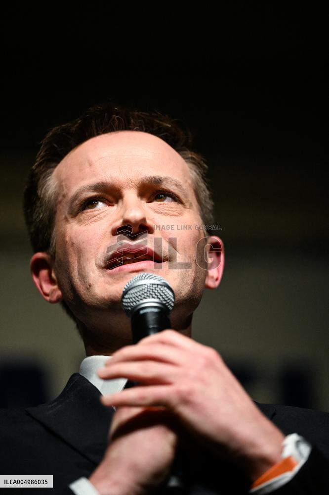 Meeting Of Pierre-Yves Bournazel Horizons Candidate For Mayor Of Paris 2026 - Paris