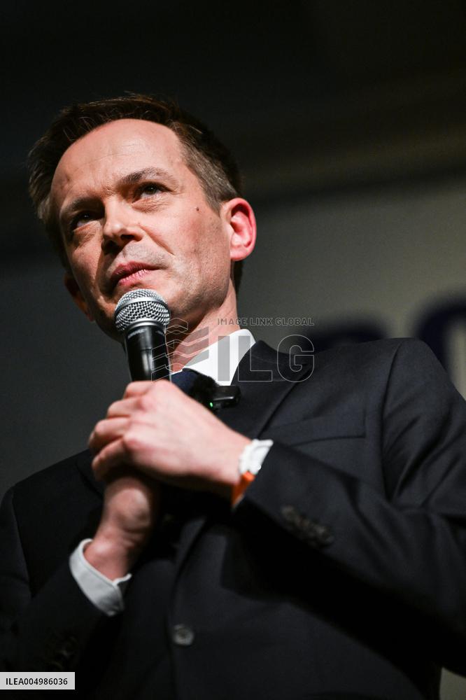 Meeting Of Pierre-Yves Bournazel Horizons Candidate For Mayor Of Paris 2026 - Paris