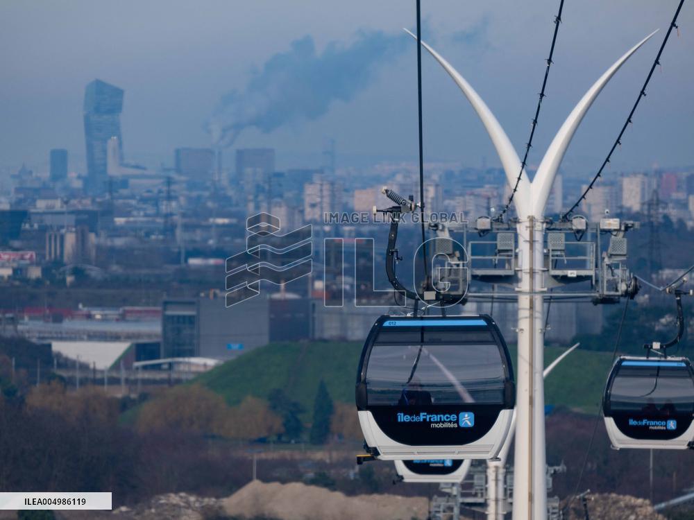 Ile de France Mobilites Telepherique Urbain Inauguration - Creteil