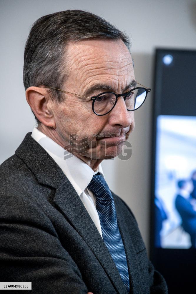 Les Republicains Meeting After Clashes Between Farmers And Breeders - Paris