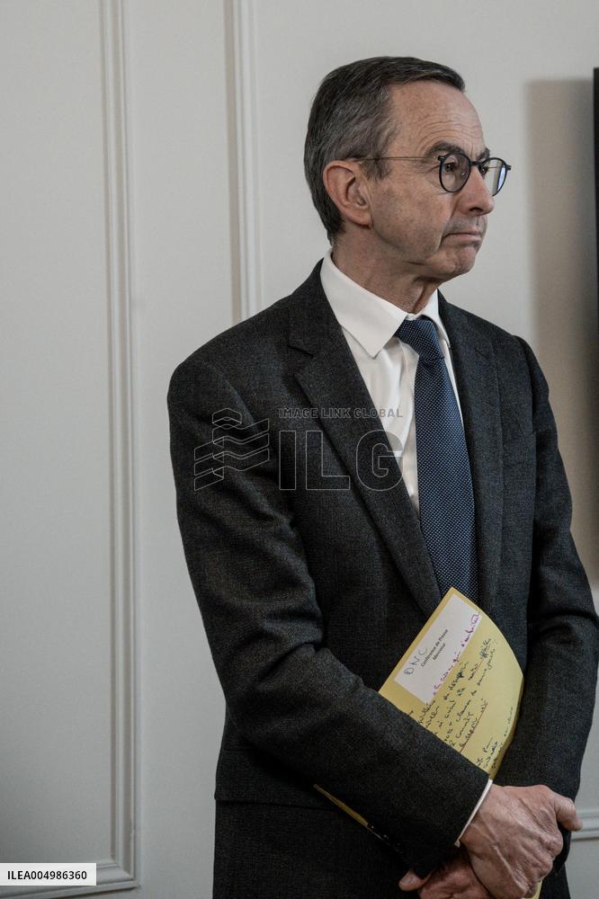 Les Republicains Meeting After Clashes Between Farmers And Breeders - Paris