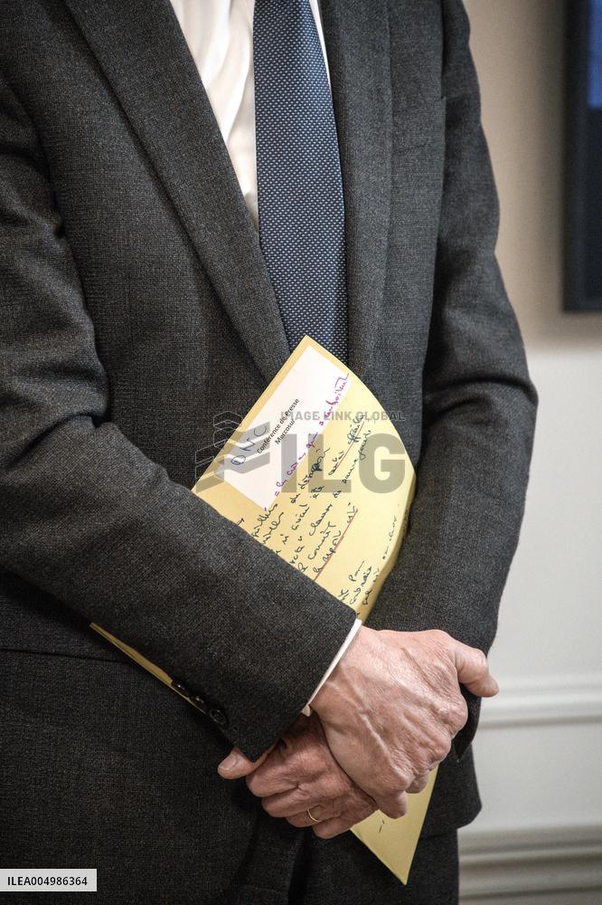 Les Republicains Meeting After Clashes Between Farmers And Breeders - Paris