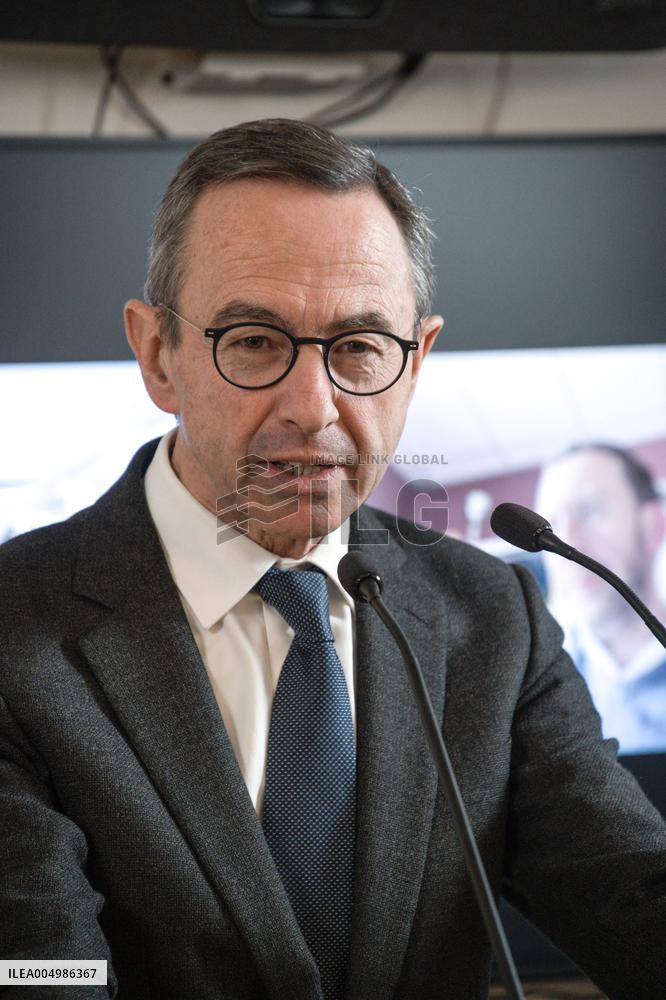 Les Republicains Meeting After Clashes Between Farmers And Breeders - Paris