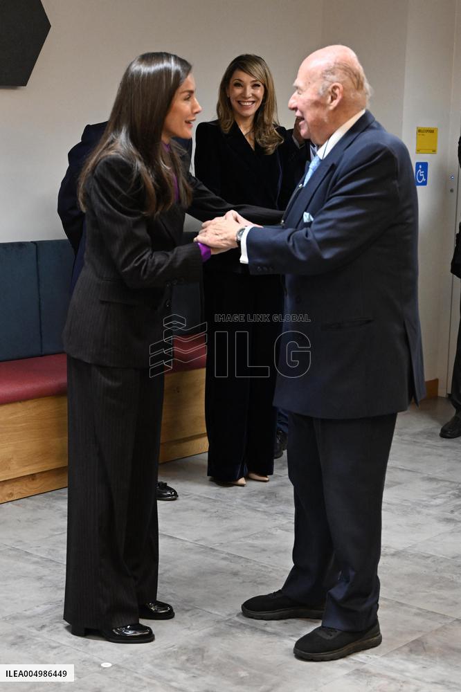 Queen Letizia Presides Over Fad Meeting In Madrid - Spain