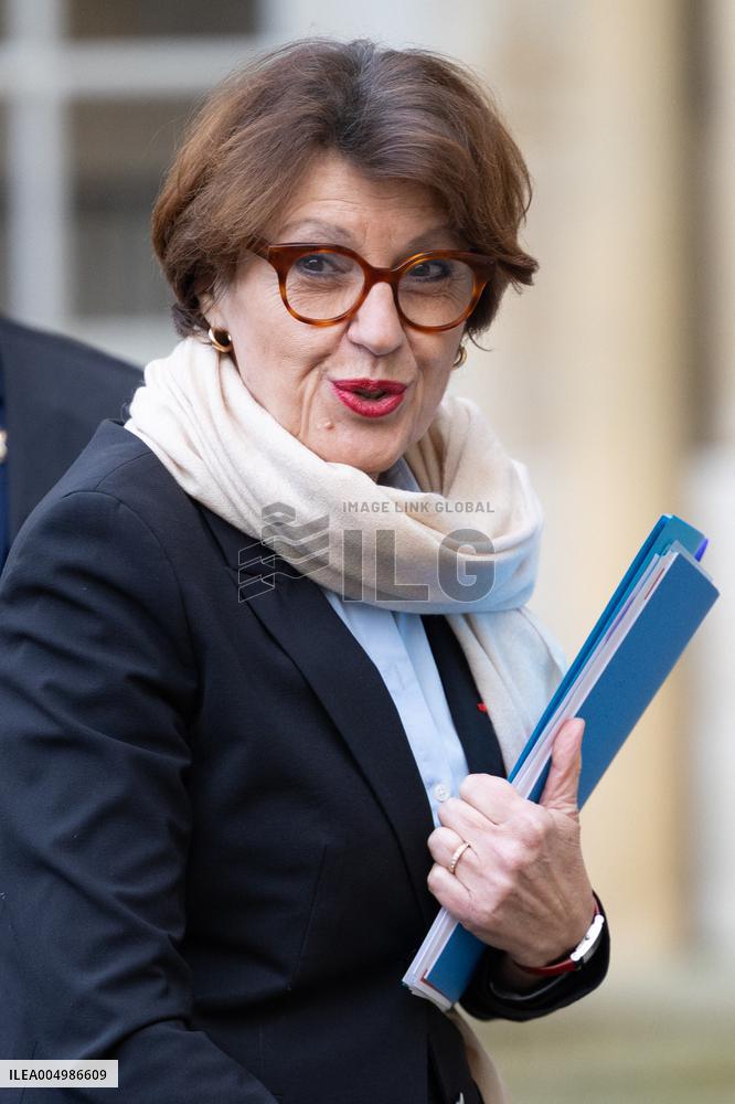 Meeting on agricultural policy at Matignon - Paris