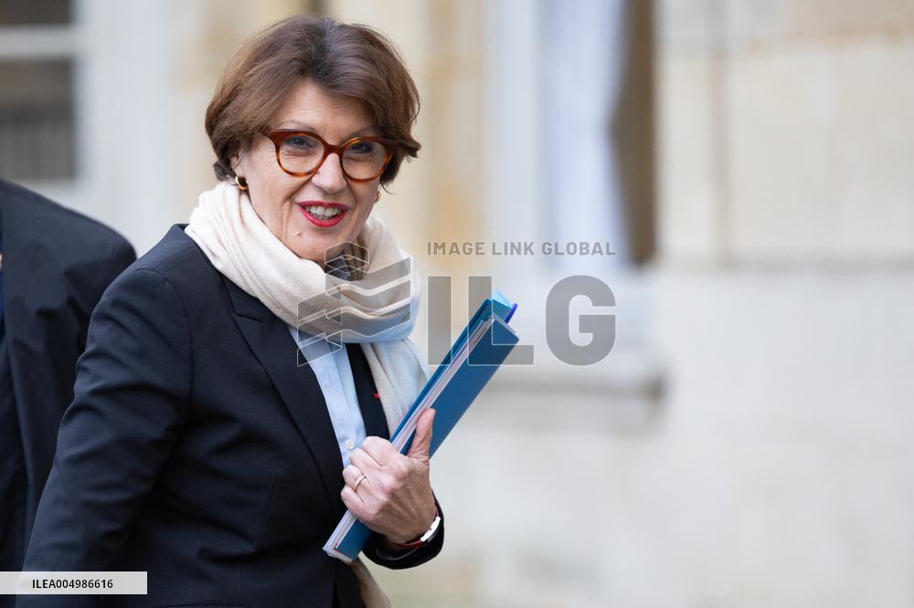 Meeting on agricultural policy at Matignon - Paris