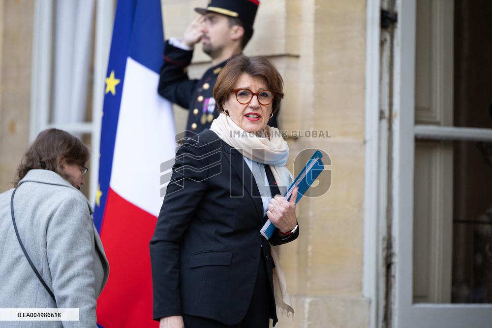 Meeting on agricultural policy at Matignon - Paris