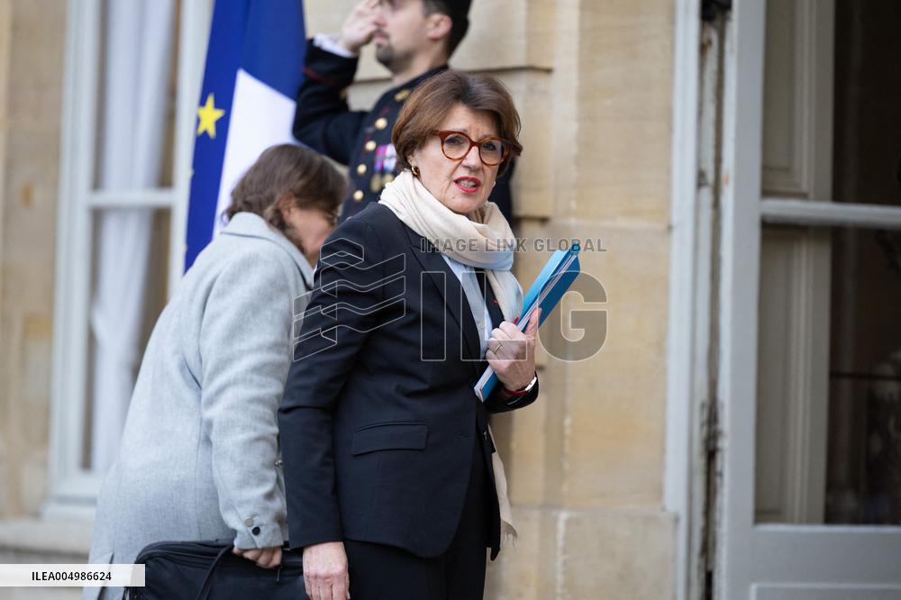 Meeting on agricultural policy at Matignon - Paris
