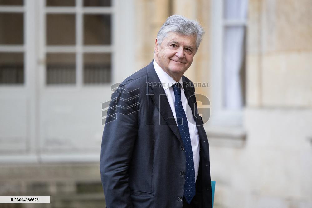 Meeting on agricultural policy at Matignon - Paris