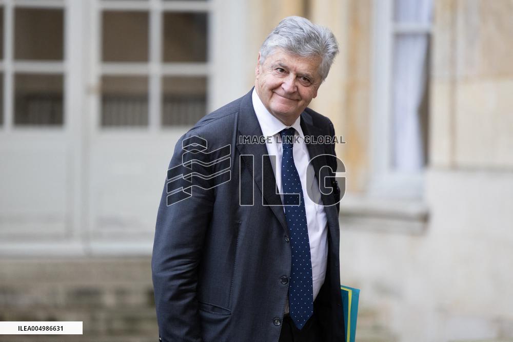 Meeting on agricultural policy at Matignon - Paris