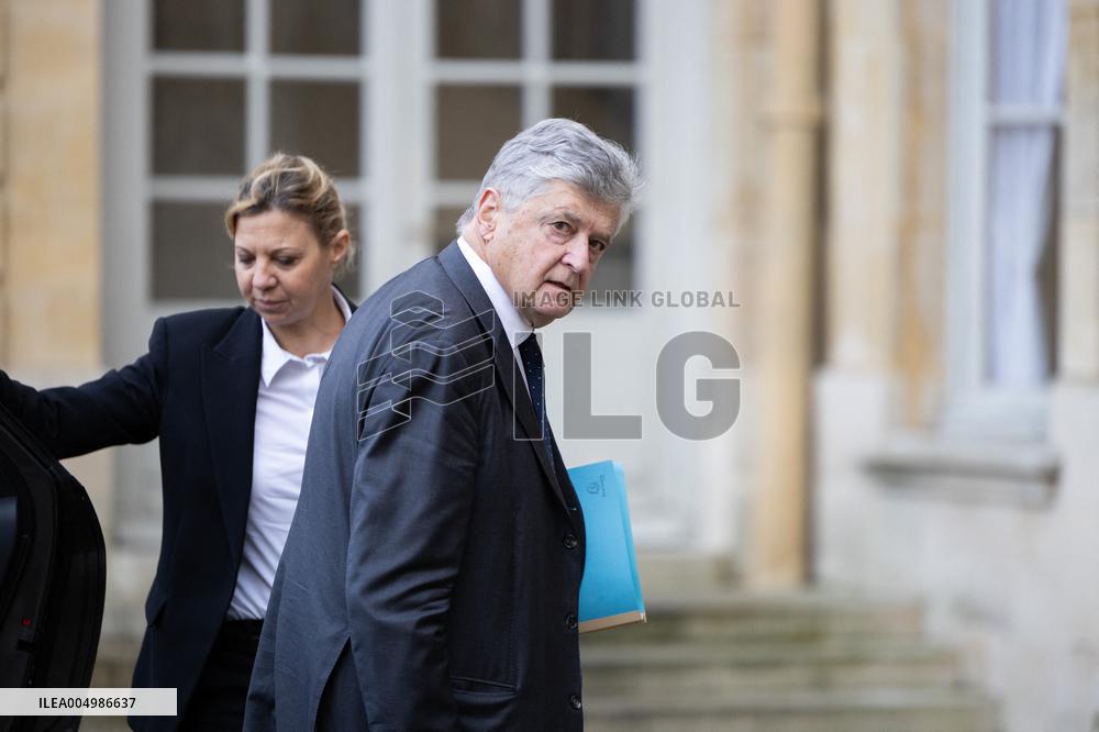 Meeting on agricultural policy at Matignon - Paris