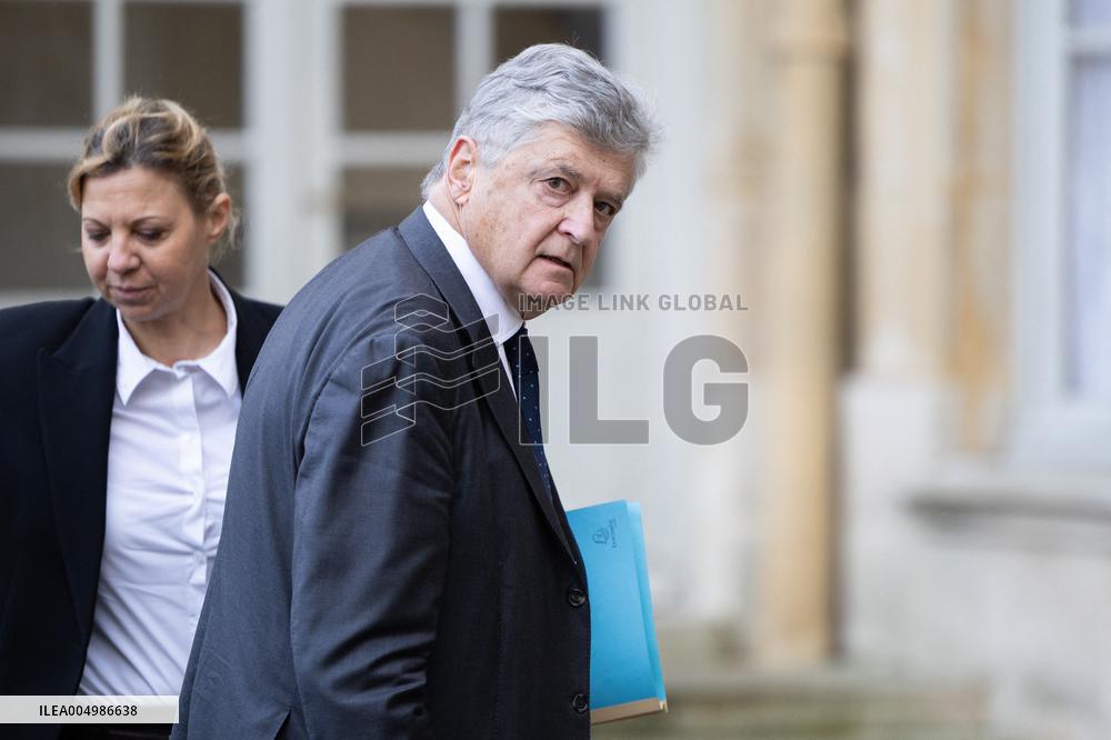 Meeting on agricultural policy at Matignon - Paris