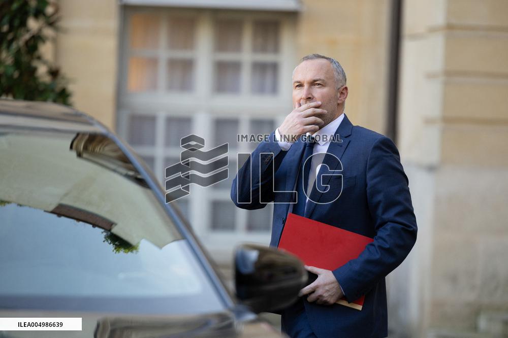 Meeting on agricultural policy at Matignon - Paris