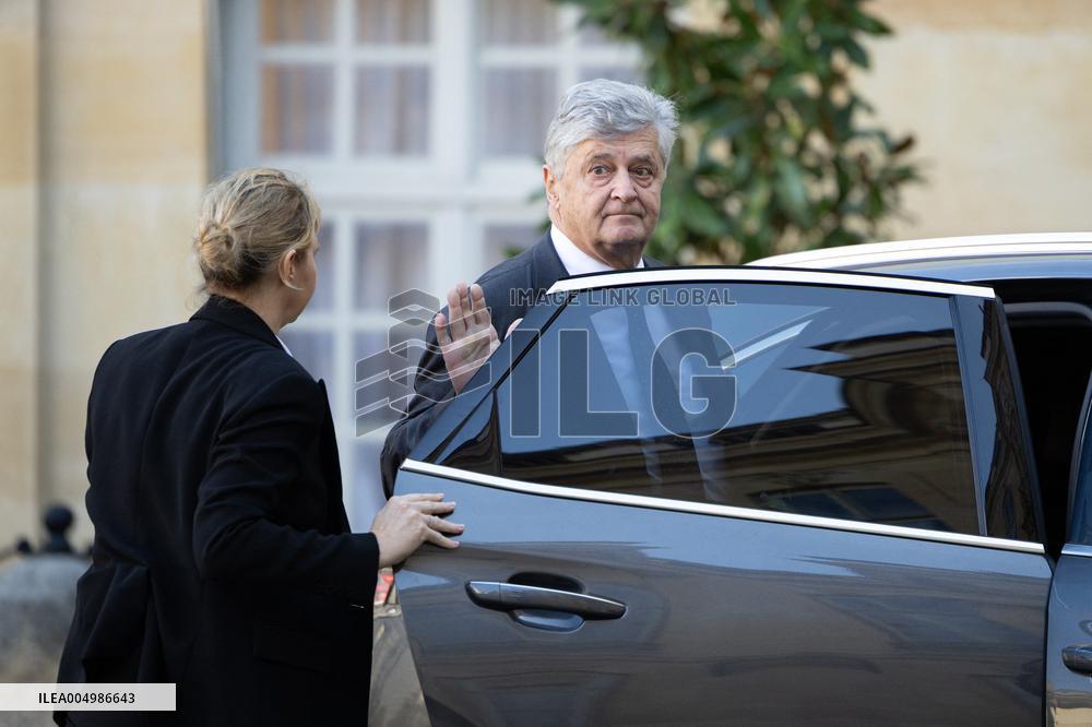 Meeting on agricultural policy at Matignon - Paris