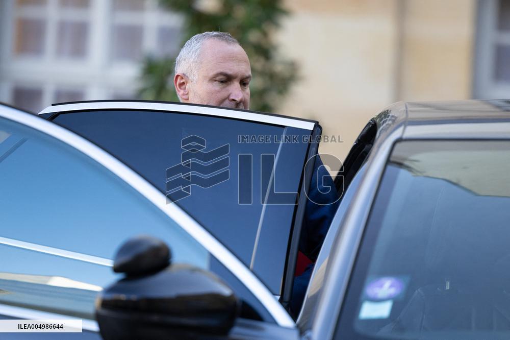 Meeting on agricultural policy at Matignon - Paris