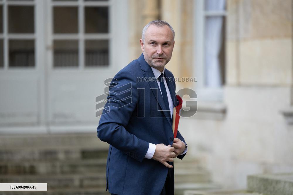 Meeting on agricultural policy at Matignon - Paris