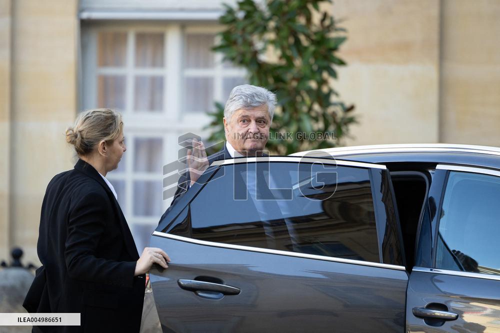 Meeting on agricultural policy at Matignon - Paris