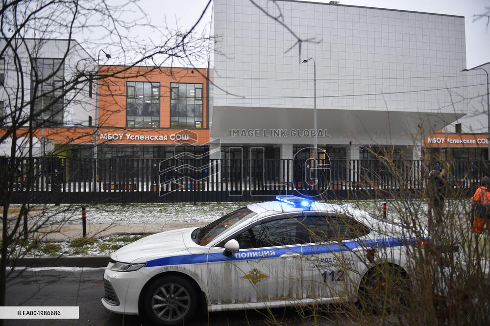 Site of School Stabbing - Moscow