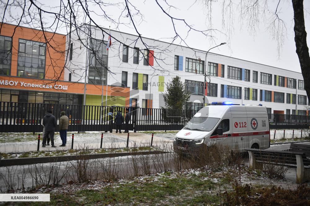 Site of School Stabbing - Moscow