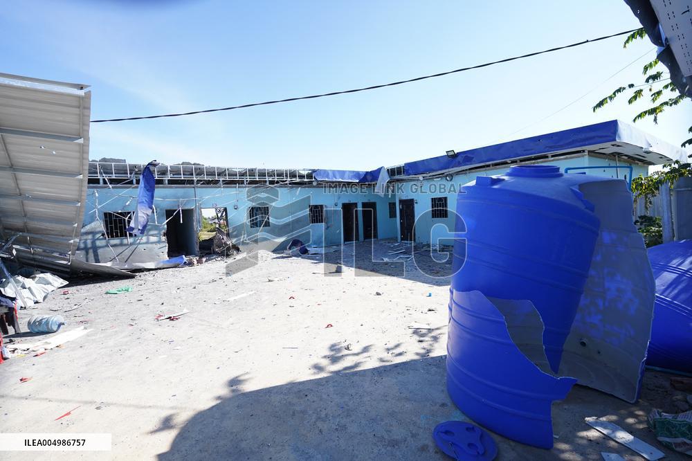 House Damaged By Thai Artillery Shells - Cambodia